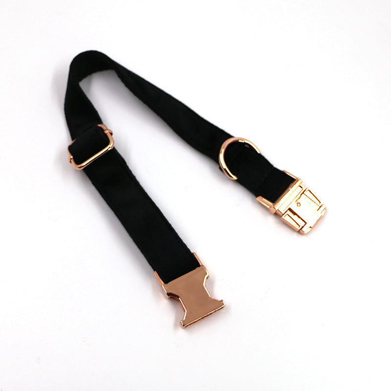 Velvet Dog Collar - Black